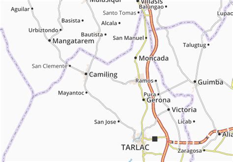 Aduas Sur Map .